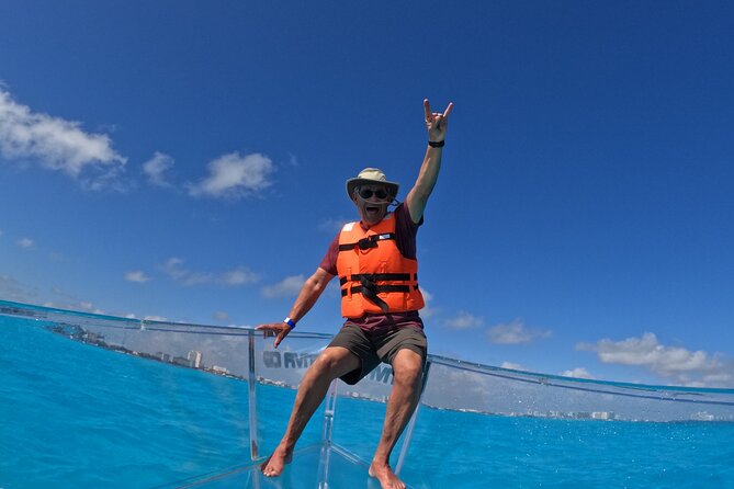 1-hour Clear Boat Tour in Nichupte Lagoon from Cancun - Weather matters more than you think