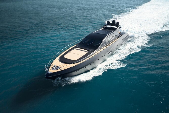 108 ft Neoprene Overmarine Yacht - Open Bar and Menu Planning That Follows Your Tastes