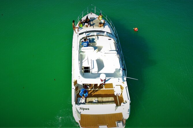 3 Hour Xpu-Ha - 47' Azimut, Tulum, Playa del Carmen, Riviera Maya - Paddle Boards and Life Jackets: A Simple Water Activity That Adds Variety