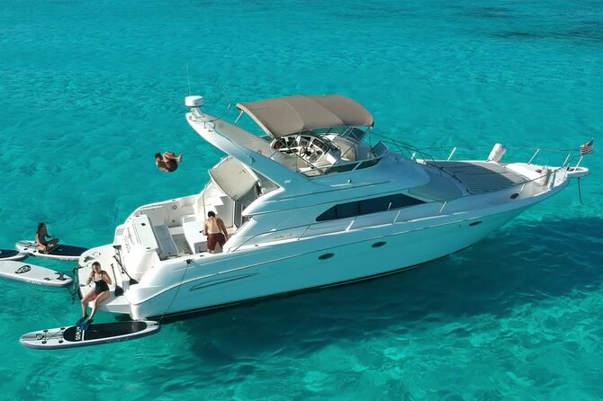 4 Hour - 51' Sea Ray, Tulum, Playa del Carmen, Riviera Maya - Meeting at H2OH Sun Cruises, Near Puerto Aventuras