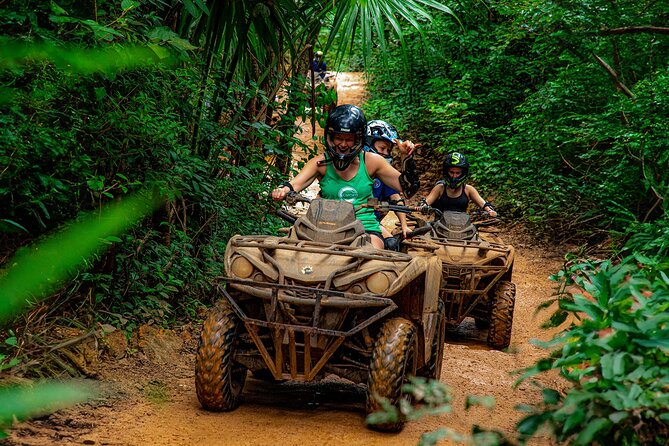 Adrenaline Adventure, Zip Line, ATV and Cenote Maya - Can-Am Outlander ATV in the Jungle: What the Ride Feels Like