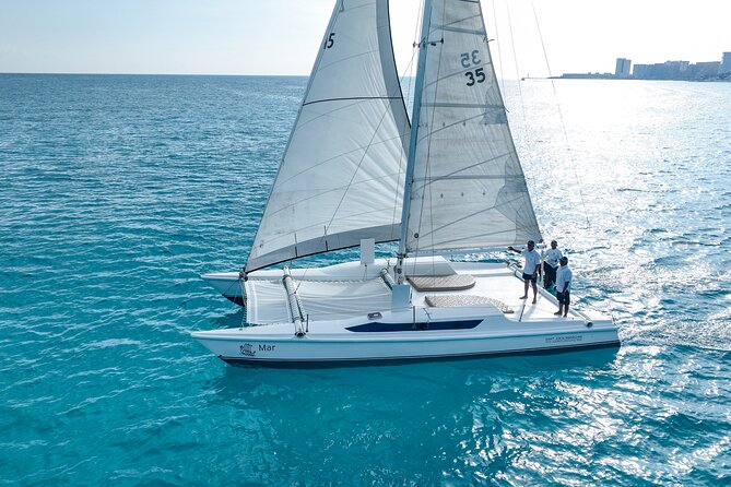 All-Inclusive Isla Mujeres Catamaran with Free Transportation - Snorkeling at Arrecife El Meco: what you get in 50 minutes