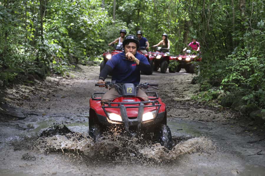 ATV Adventure to Jade Cavern Double - Your 2.5 hour route: jungle dirt, village stops, rocky trails