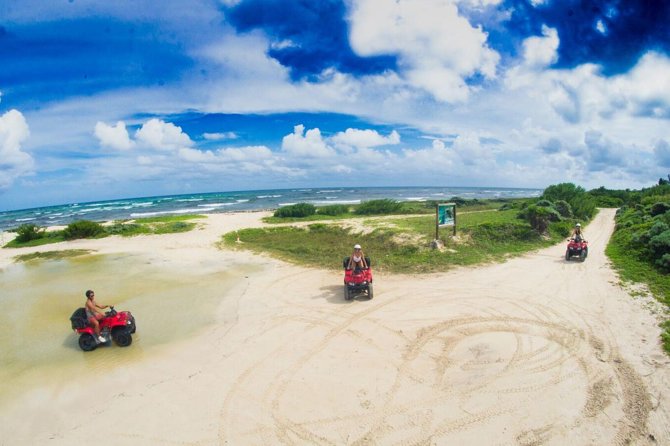 ATV Seashore + Cenote Combo: Mezcalitos & Mayan Cenote Experience - Your ATV ride: Honda TRX 250, safety briefing, and Mezcalitos terrain