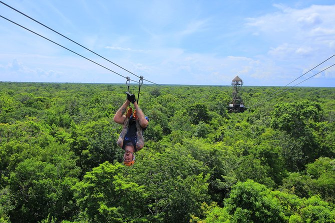 ATV Xtreme and Zipline Tour from Cancun - Zipline Over the Jungle Canopy: Stairs, Towers, and Flight Time