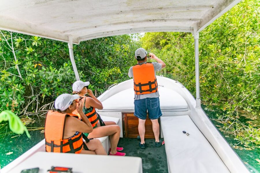 Bacalar: 3 Hour Boat Trip with Swimming & Drinks - Pirate Canal swim: the stop that actually makes the tour worth it
