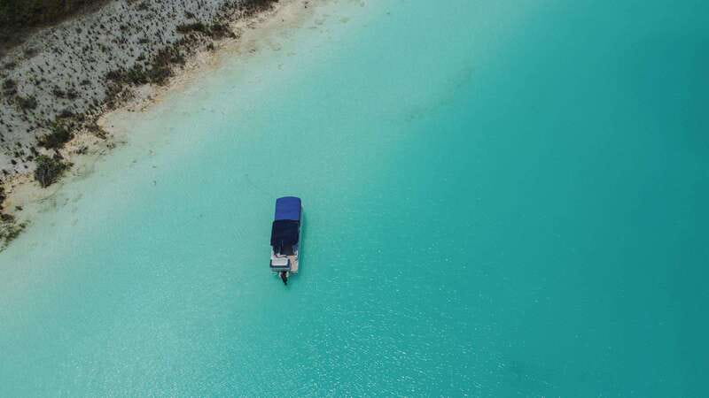 Bacalar: 3-hr Pontoon Boat Tour with Beach Club + Kayaks - Beach Club and the Observatorio Panorámico 360 end game