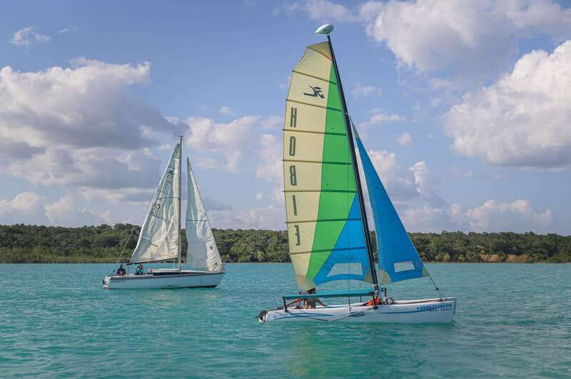 Bacalar: Group Sailing Tour with Guide - Bacalar lagoon, but make it a sailboat day
