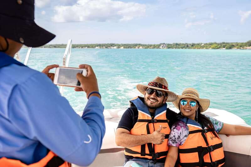 Bacalar: Lake of Seven Colors Pontoon Tour with Fruit - The 150-minute pontoon tour rhythm on Lake of Seven Colors