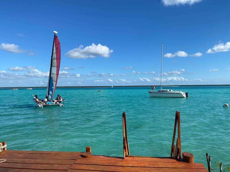 Bacalar: Sail Away with a Hobie Cat Catamaran - 100% Sailing on a Hobie Cat, Not a Motor Boat Crawl