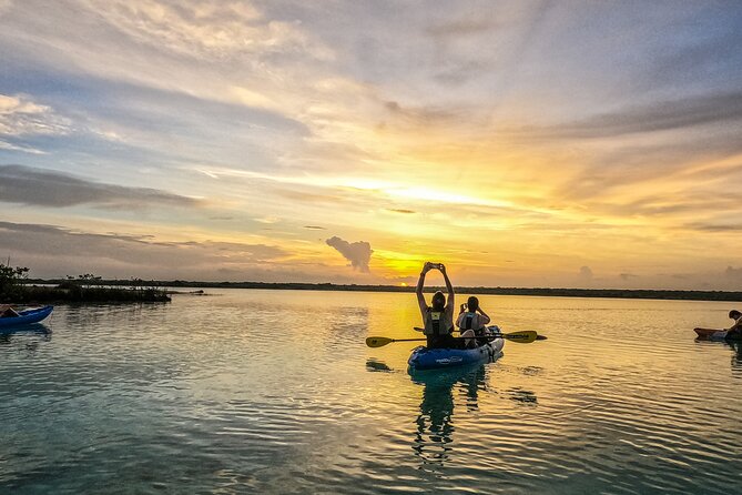 Bacalar Sunrise in Kayak - Kayak conditions, wind, and safety you should plan for