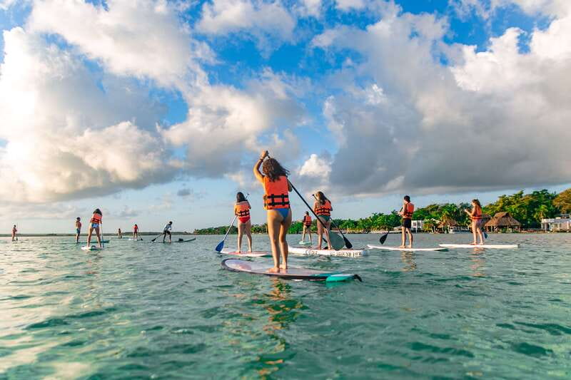 Bacalar: Sunrise Paddleboard Tour with Floating Picnic - Paddle Time, Group Pace, and How the 3 Hours Usually Feel