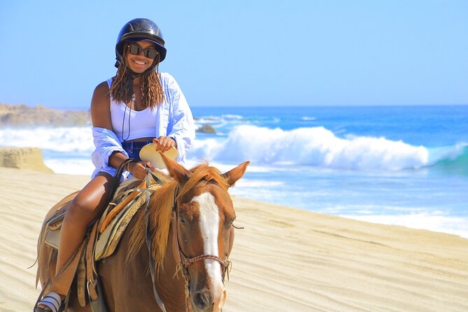 Beach ATV Adventure, Free Horseback Ride, and Sky Bike Experience - Beach horseback riding, gentle quarter horses, and the fitness caveat