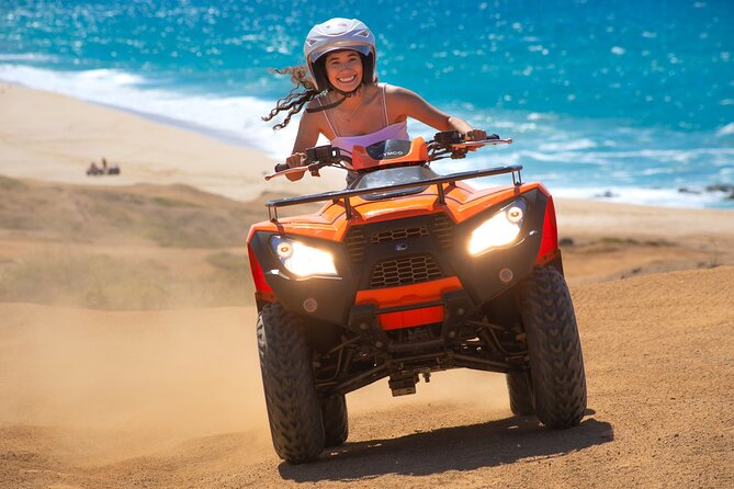 Beach ATV, Free Camel Ride, and Sky Bike Combo - Cactus Tours check-in: briefing, herpetarium time, and photo moments