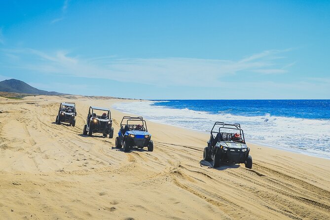 Beach CAN-AM SXS X3 and Horseback Ride in Cabo - Playa Migriño: Pacific shoreline horseback and the view payoff