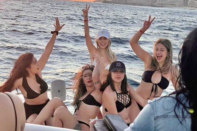 Cabo Arch Sunset Yacht Tour - Dinner & Drinks — Up to 18 Guests - Bay of Banderas Anchoring: Snorkel, Paddle Board, Float