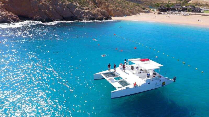 Cabo Catamaran Snorkel: Arch & Santa Maria, Open Bar, Snacks - Wildlife odds: whales in season, dolphins, sea lions, and rays
