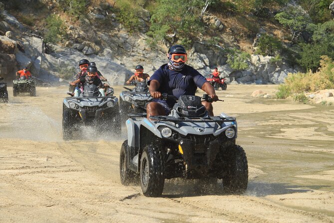Cabo Migrino Beach and Desert ATV Tour plus Tequila Tasting - Stop at the dunes, desert trails, and the beach run you came for