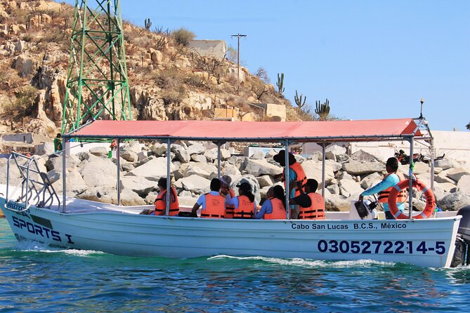 Cabo San Lucas Arc Group Tour in Glass Bottom Boat - The photo sales question, and how to protect your comfort