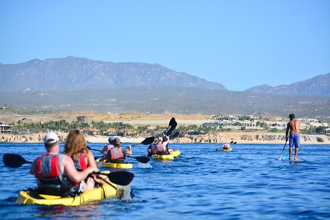 Cabo San Lucas Glass Bottom Kayak Tour and Snorkel at Two Bays - Santa María Bay stop: crystal water and a smooth first session