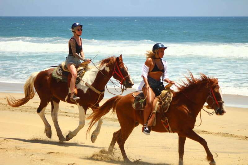 Cabo San Lucas: Horseback Riding in Migriño with Transfers - Getting on the horse: helmets, calm animals, and a fit reality check