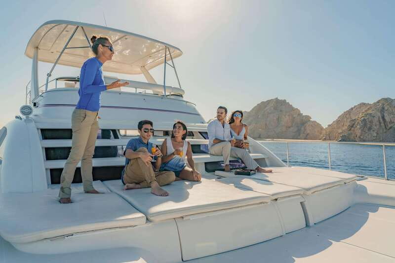 Cabo San Lucas: Luxury Catamaran Whale Watching Experience - Food and drinks at sea: how the appetizers fit the vibe