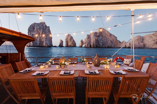 Cabo San Lucas Luxury Sailing Yacht and Dinner with a Chef - Luxury sailing yacht sunset: what this Cabo night feels like
