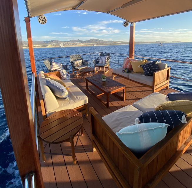 Cabo San Lucas: Private Catamaran Cruise - Lovers Beach, Pelican Rock, and the Pacific Window Route