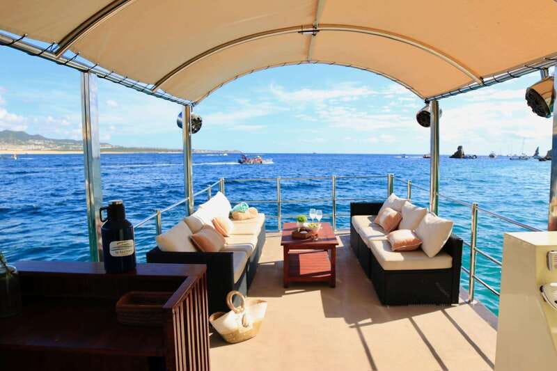 Cabo San Lucas Private Mini Catamaran Tour - Food and drinks: ice-cold basics included, upgrades are your call