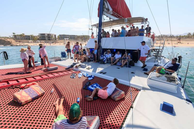 Cabo San Lucas: Snorkel, Lunch and Sail Experience - Boat comfort and safety on a 70-foot catamaran