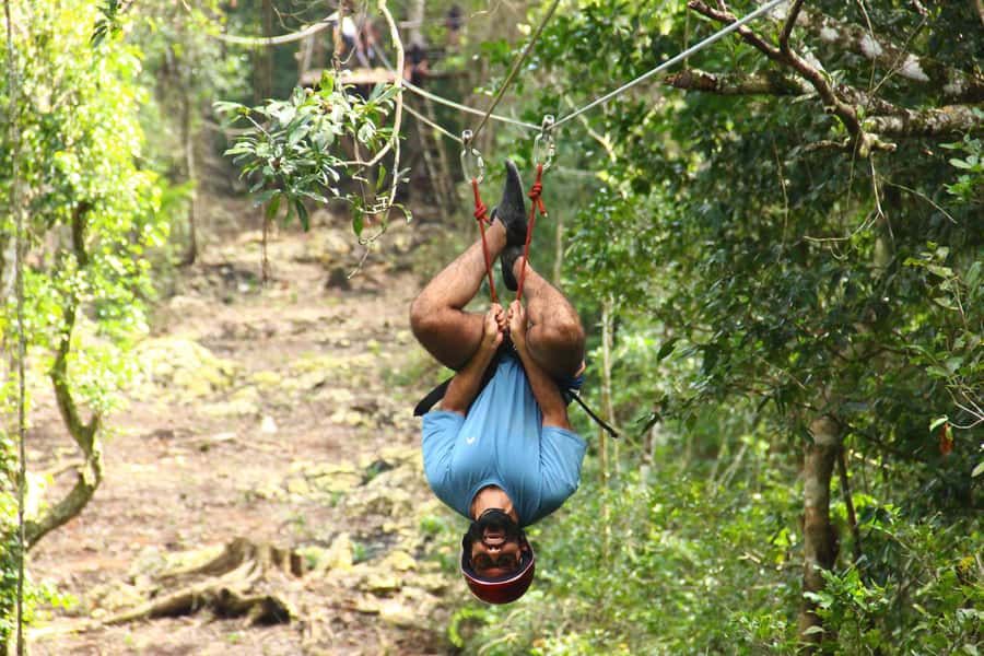 Cancún: ATV, Zipline, and Cenote Adventure with Lunch - Zipline circuit with treetop views, not a full day of hiking