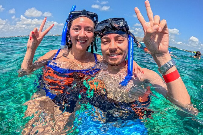 Cancun Catamaran: Isla Mujeres, Snorkeling, Drinks & Buffet Lunch - Snorkeling from the boat: gear is included, so check your expectations