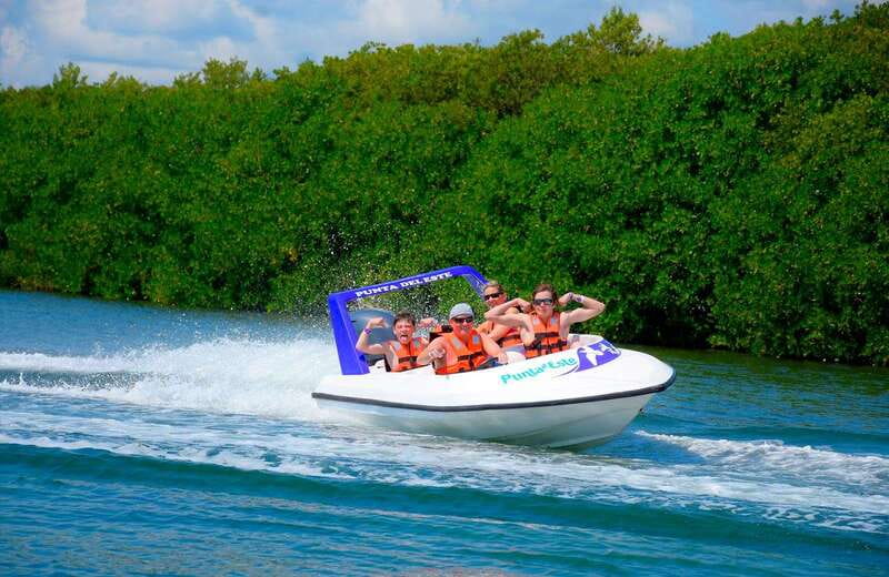 Cancun: Jungle Tour Adventure with Speedboat and Snorkeling - Puerto Maya Cancún sets the tone for a real day of contrast