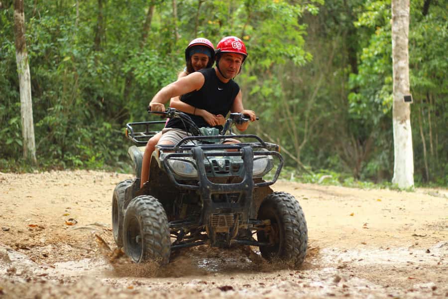 Cancun: Mayan Jungle Rush Zipline, ATV, & Cenote Tour - Zipline Circuit and Hanging Bridges in the Mayan Jungle