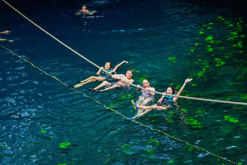 Cancun & Riviera Maya: ATV, Zipline, & Cenote Combo Tour - Cenote Verde Lucero: Swimming in a 100% Natural Open Sinkhole