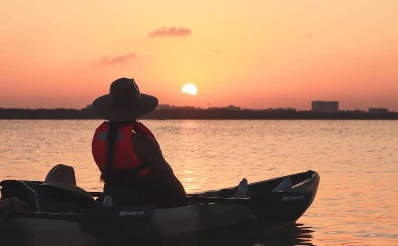 Cancun: Sunset Kayak Experience in the Mangroves - Mid-tour break and photo stop, so you do not rush the sunset