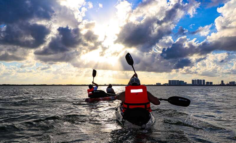 Cancun: Sunset Kayak Experience in the Mangroves - Second 45-minute guided paddle: wildlife odds often climb here