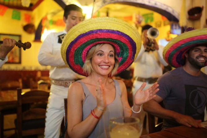 Cancun Taco Tour, Local Beer and Night Market with Transportation - Parque de las Palapas churros and night market wandering