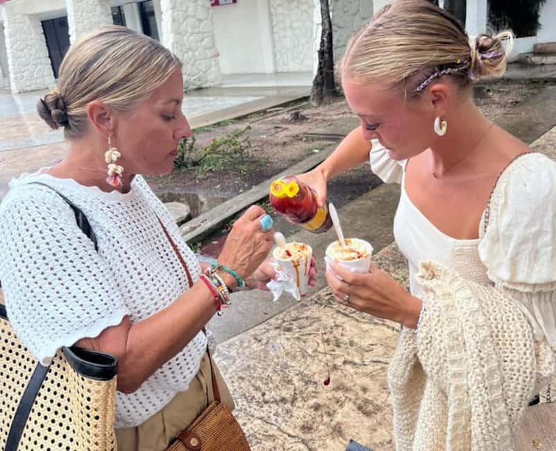 Cancun Taco Tour: Street Food & Tequila Tasting in Downtown - Seafood tacos that still feel local