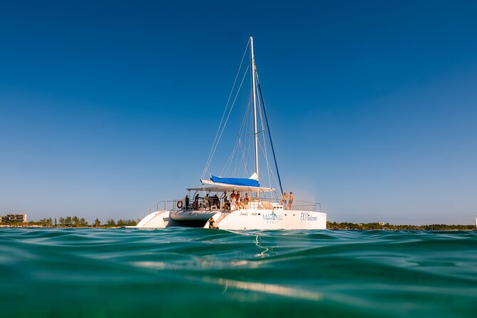 Catamaran Cruise in Riviera Maya With Snorkeling & Beach Club - Snorkeling gear, reef rules, and how to make the most of it
