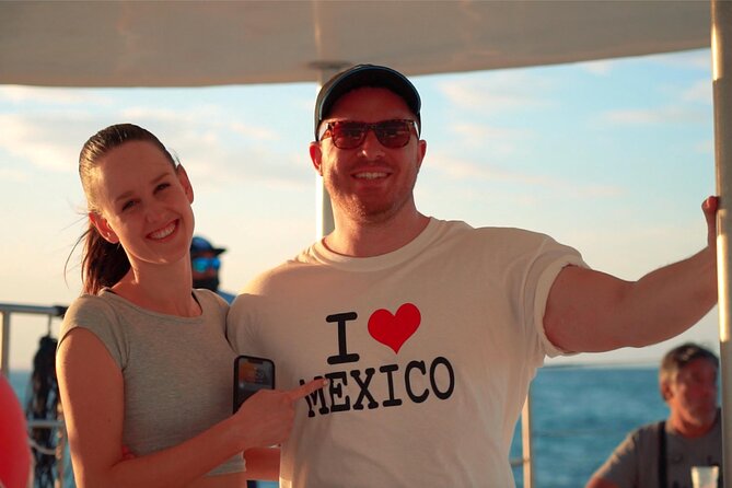 Catamaran Sunset Cruise to Isla Mujeres from Cancun - Playa Norte Swim and the Return Trip With a Red-Sky Sail