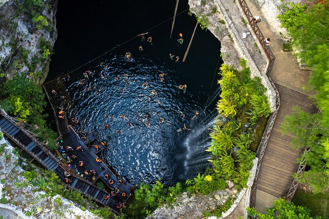 Chichen Itza & Ekbalam with Cenote Swim from Cancun - Cenote Saamal Swim: The Fairy Tale Moment, With a Rule