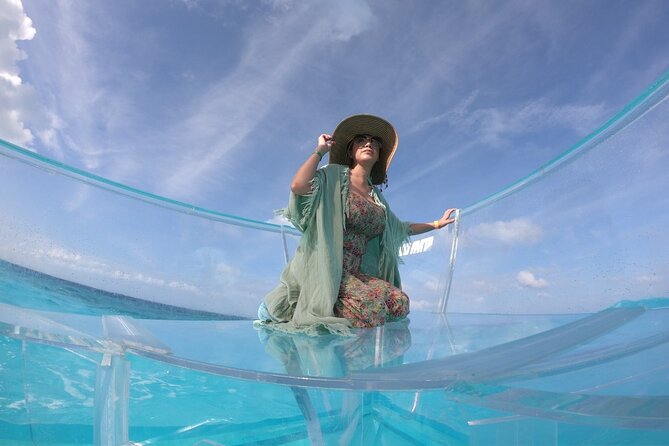 Clear Boat Tour at Cancun Nichupte Lagoon - What You Get for $44: Drinks, Water, and the Glass-Pane Advantage