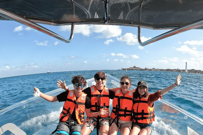 Clearboat in Cancun + Refreshments !! - The reef visit: where the tour often becomes about wildlife