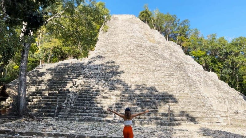 Coba, Tulum, Cenote & Lunch ECO Full Day from Tulum - Tulum ruins above the Caribbean, plus a real beach pause