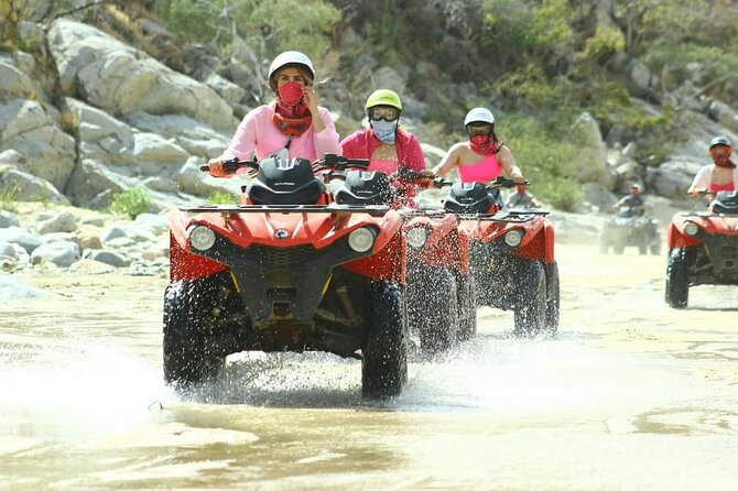 Combo Horseback Beach Ride & ATV Adventure. Tequila Tasting - The first hour on horseback: desert dirt roads to Pacific views