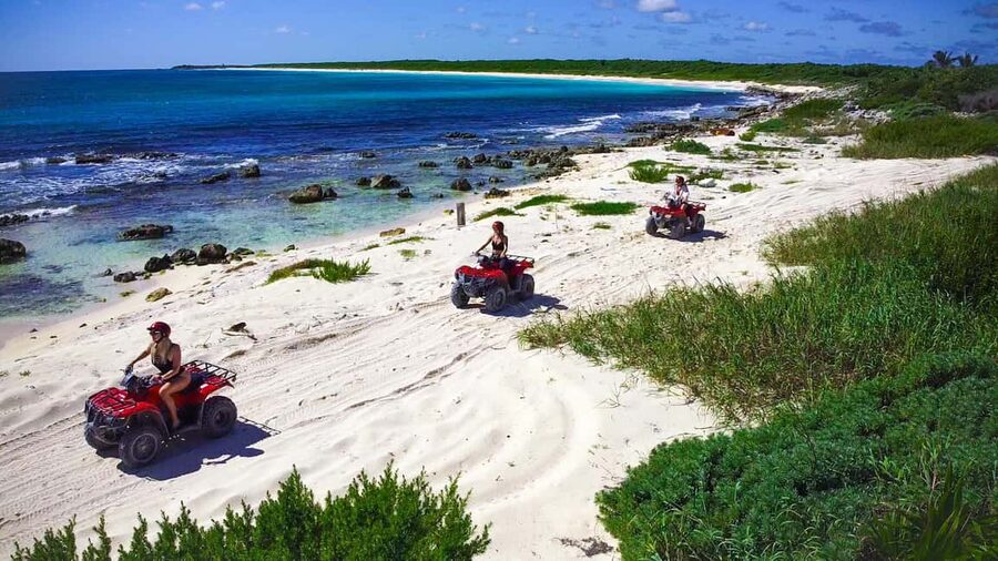 Cozumel: ATV Seashore Adventure & Mayan Cenote Experience - ATV Ride Through Mezcalitos: Seaside Trails, Safety Gear, and Real-Time Control
