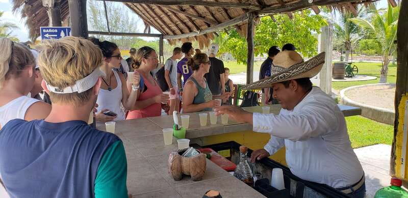 Cozumel: Private Buggy Tour with Lunch & Snorkeling - First stop: the tequila ranch and a tasting with real context