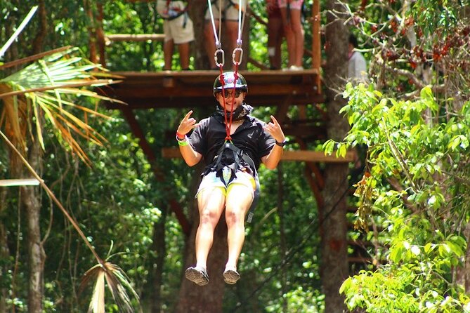 Day Tour with ATV, Zipline and Cenote Adventure from Cancun - Cenote swim at the jungle sinkhole: the main event, with real-world expectations
