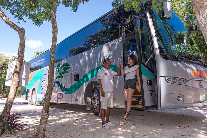 Day Trip To Tulum Mayan Ruins And Visit Cenote Nohoch With Lunch - Entering Tulum, then cooling off at Cenote Nohoch